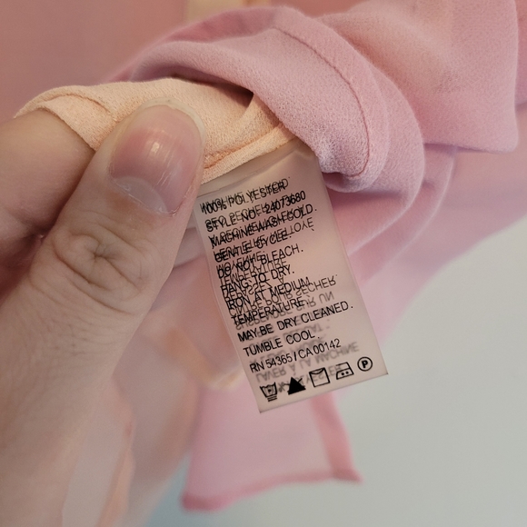 BIANCA NYGARD Pink and Peach Sleeveless Blouse (6P) - Picture 3 of 6